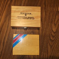Rockler 7-Piece Forstner Bit Set and Other 6 PC Forstner Bit Set