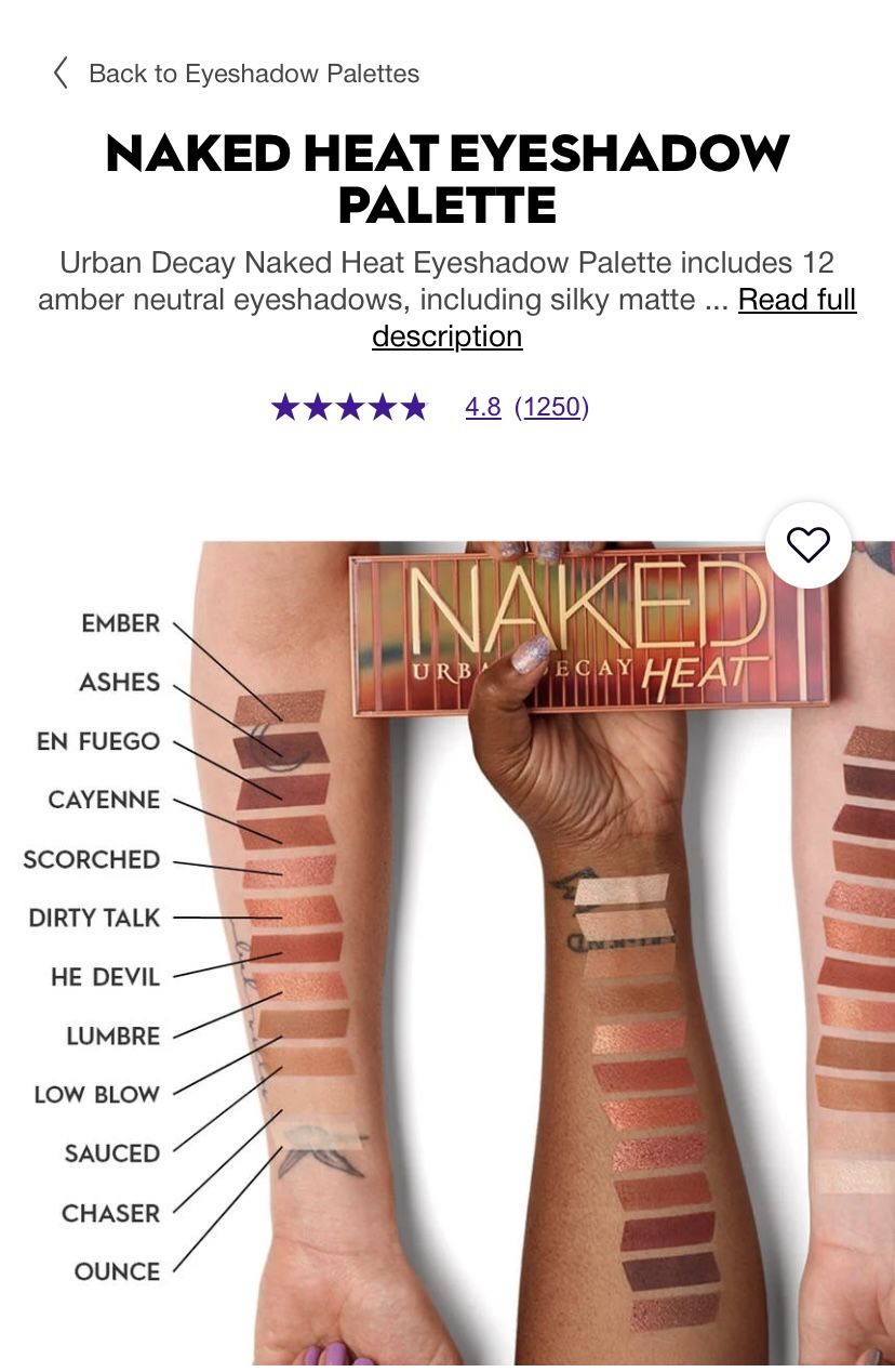 NAKED HEAT EYESHADOW PALETTE