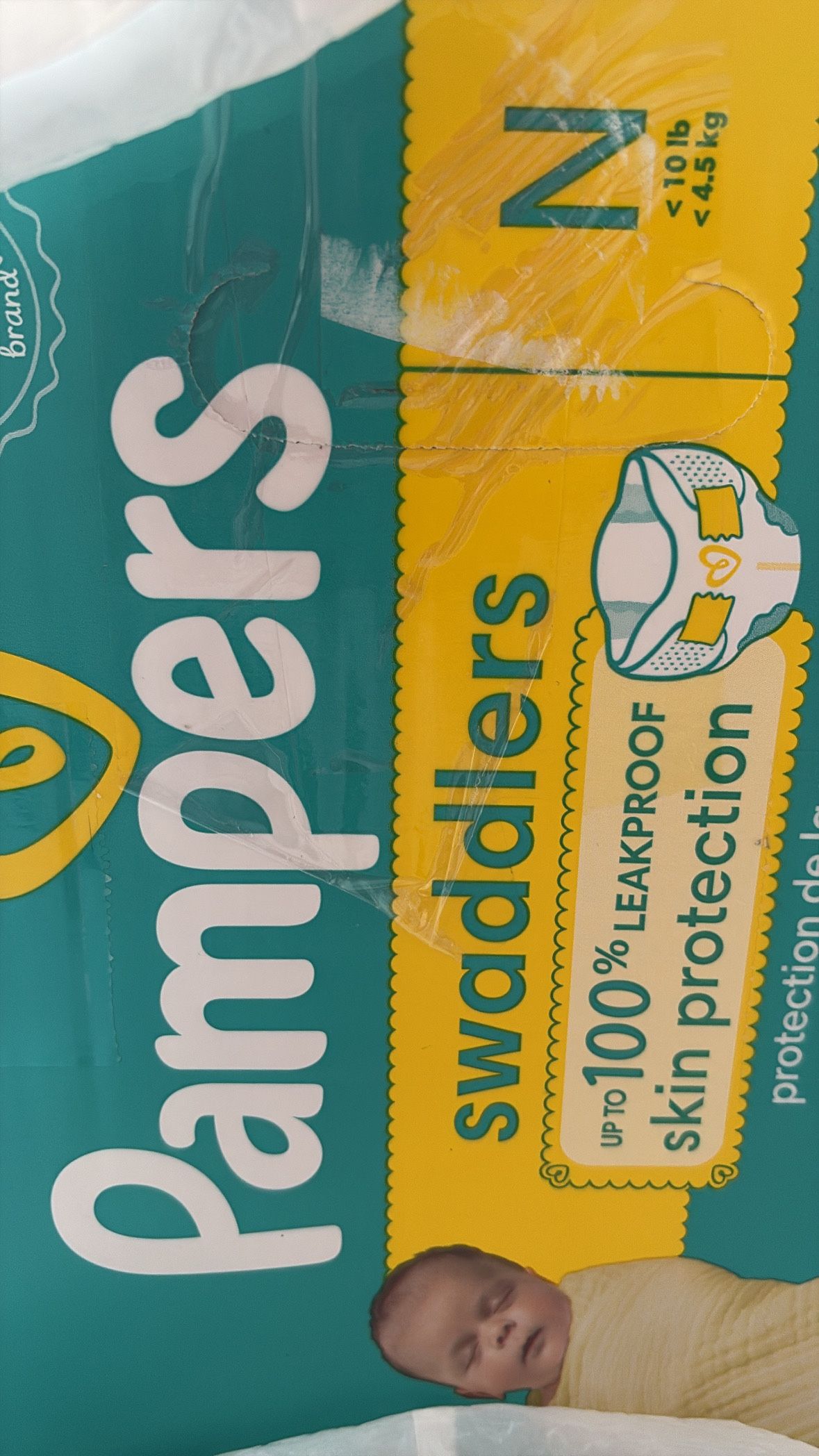 80 Count New Born Diapers