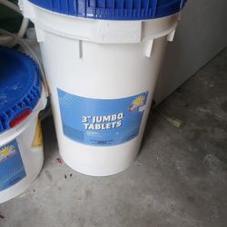 50 Lbs Chlorine Tabs And  25lbs, Plus Phos Treat
