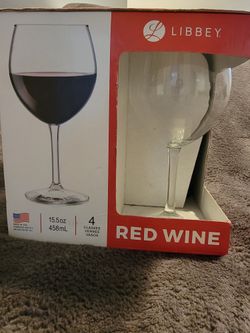 Libbey Red Wine Glasses (4 Pack)