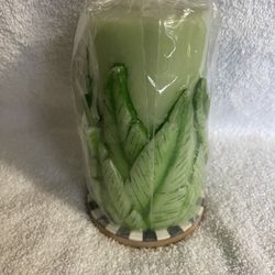 Line Green Candle E/leaves