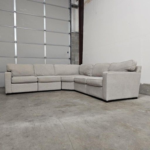 Jonathan Louis Sectional Sofa Gray 