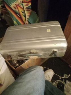 Aluminum Halliburton vintage suitcase