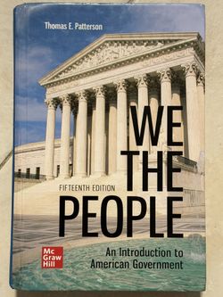 We the People By Thomas E Patterson