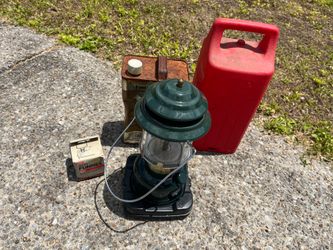 Vintage Coleman double mantle lantern