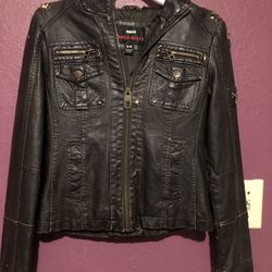Faux Leather Jacket