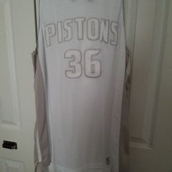 Reebok Pistons Wallace Jersey XL