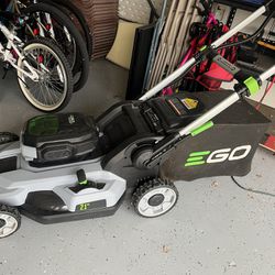 EGO Lawn Mower And Battery Like New 