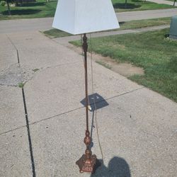 Vintage Floor Lamp Bronze 