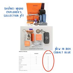 NIB/OBO DaVinci Miqro Explorer’s Collection Kit Cobalt Blue
