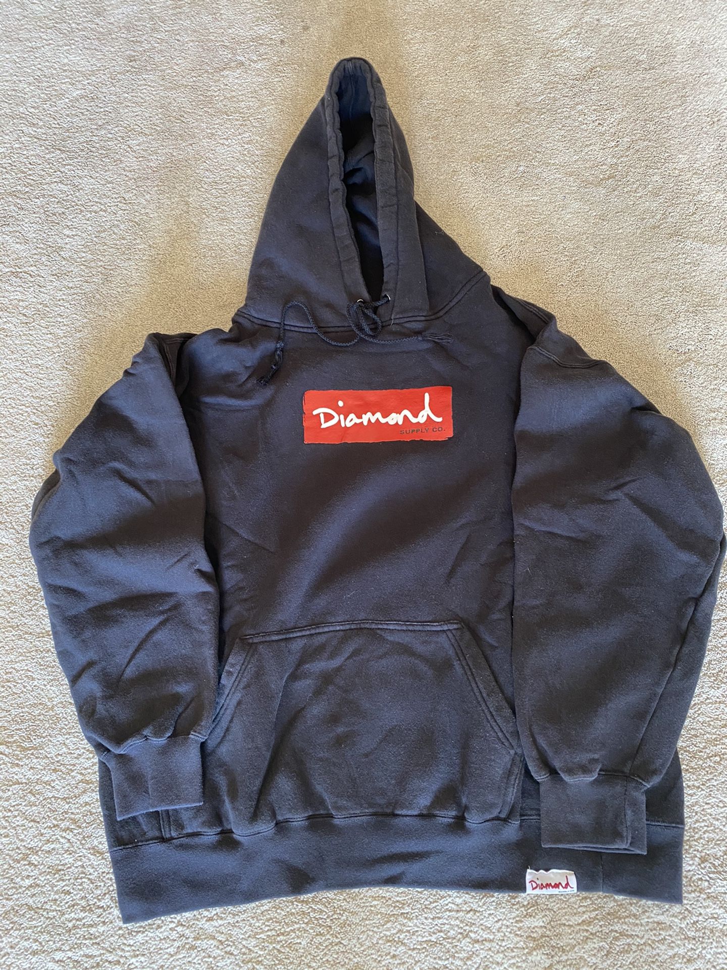 Diamond Box Hoodie size Large