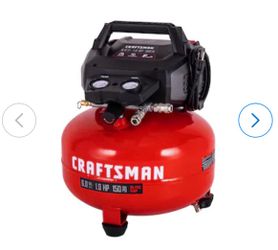 CRAFTSMAN 6-Gallon Portable Electric 150 PSI Pancake Air Compressor with Accessories Included
