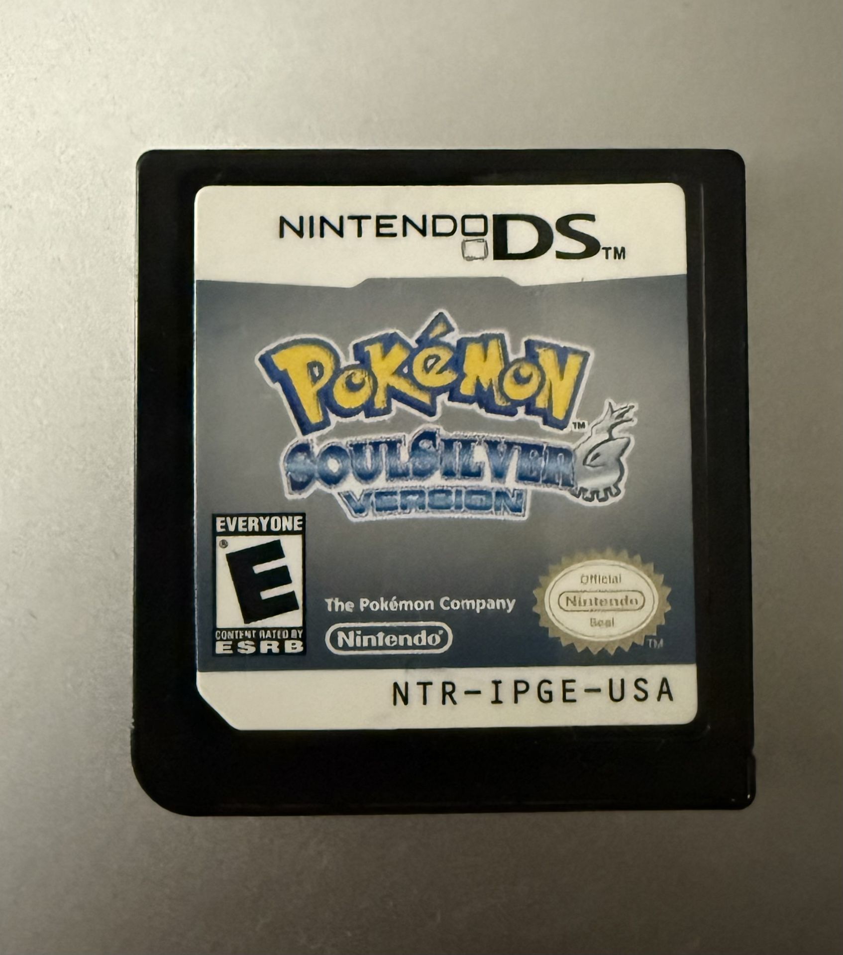 Pokemon SoulSilver Version Nintendo DS Cartridge, Tested, Authentic Pokémon