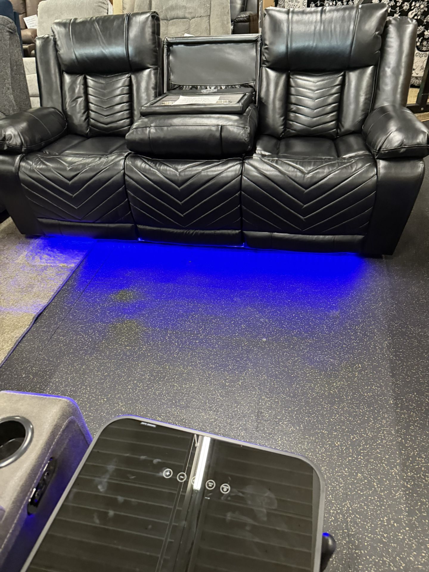 Power Reclining Sofa & Power Reclining Love Seat On Sale