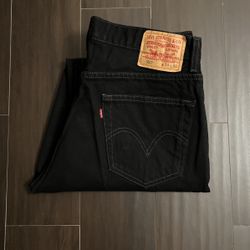 Levi 550 Men Black Pants W34 L30