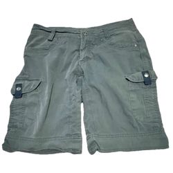Kuhl Splash Cargo Hiking Shorts Women Size 2 Outdoors Hiking Green Khaki