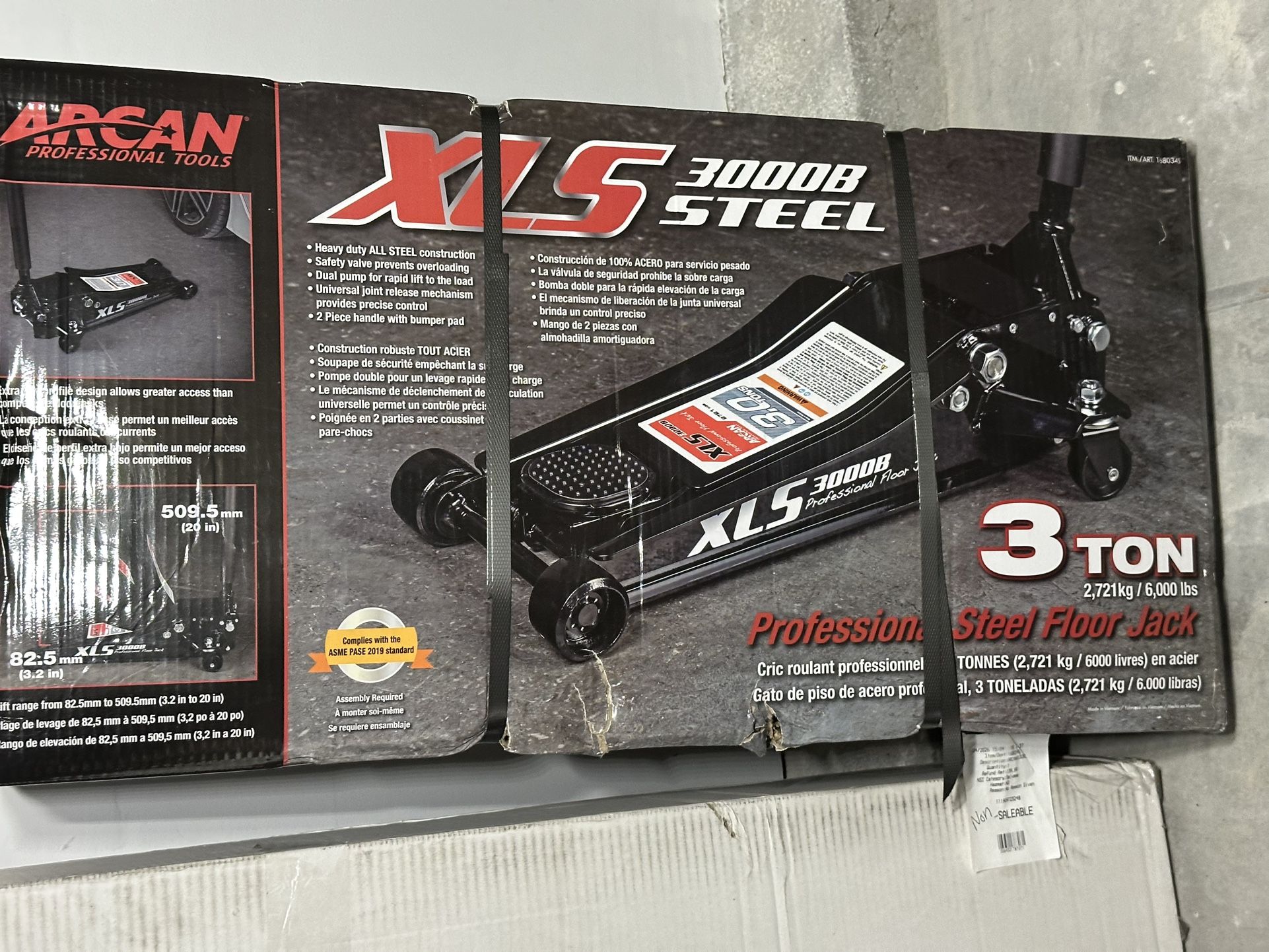 Arcan 3-Ton Low Profile Floor Jack