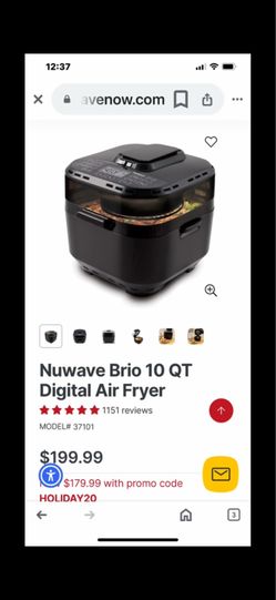 Digital air fryer