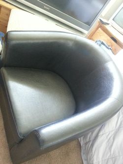 2 Expresso Double Black Chair's