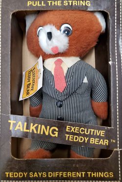 1978 "Talking Executive Teddy Bear"