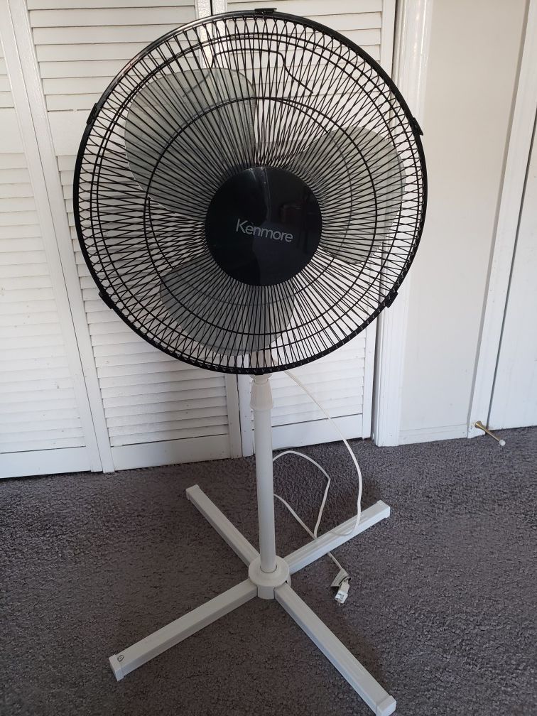 Kenmore pedestal oscillating fan.