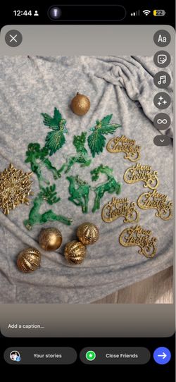 Handmade Resin Christmas Ornaments | Christmas Tree Decorations | Holiday Gifts
