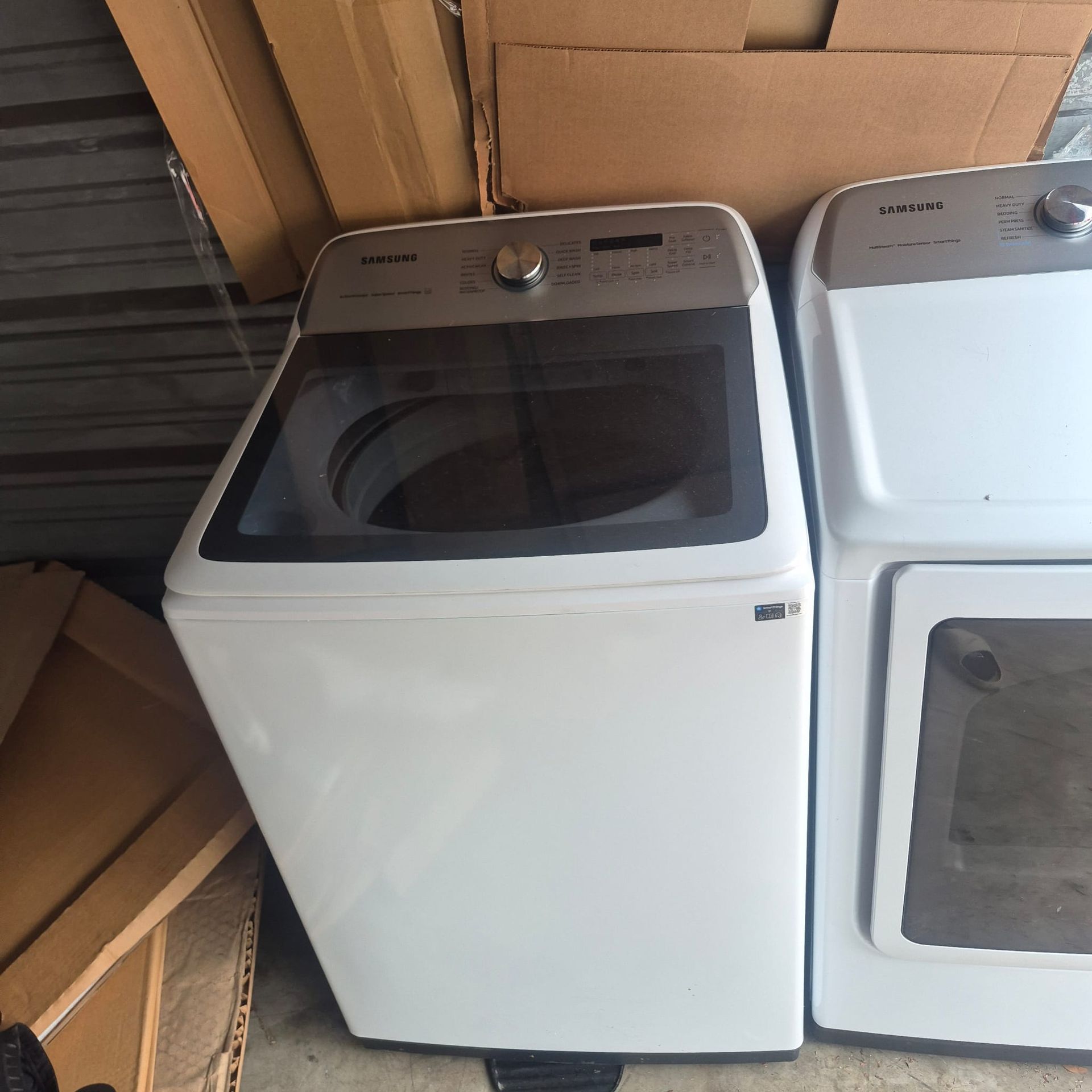 washer and dryer