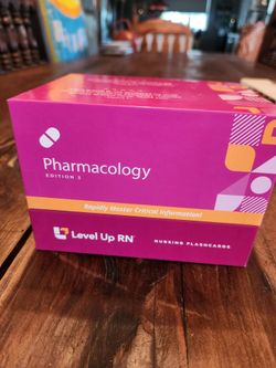 Pharmacology Study Card set