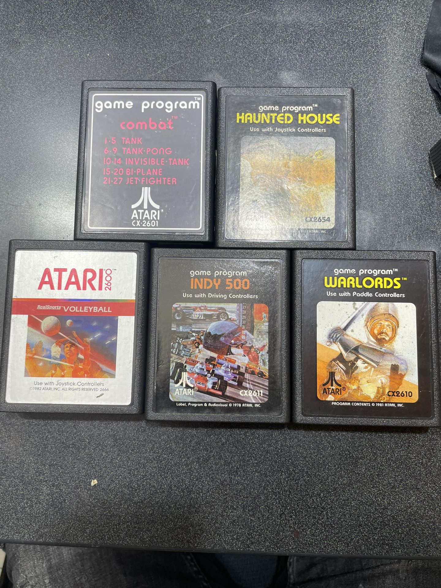Atari 2600 Game cartridges