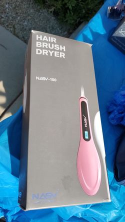Hair brush dryer and straightener