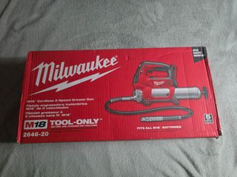 Milwaukee M 18 Grease Gun 2646-20 New