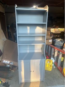 Gray Bookcase