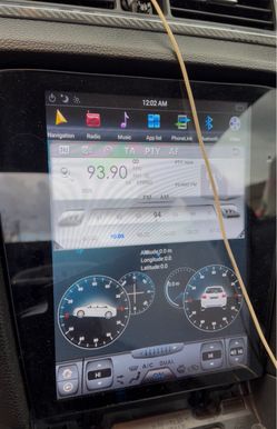 2011-14 mustang GT Tesla screen