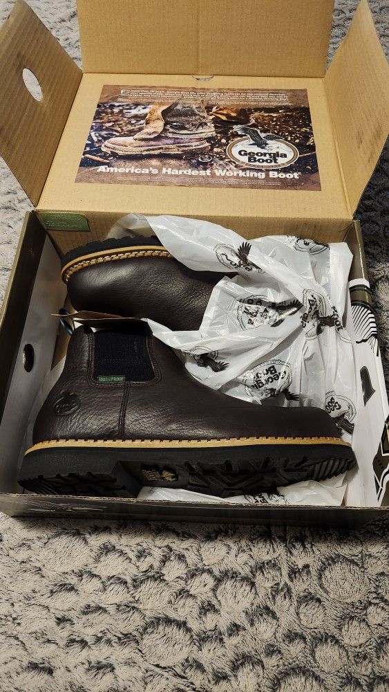 Steel Toe Boots Size 10