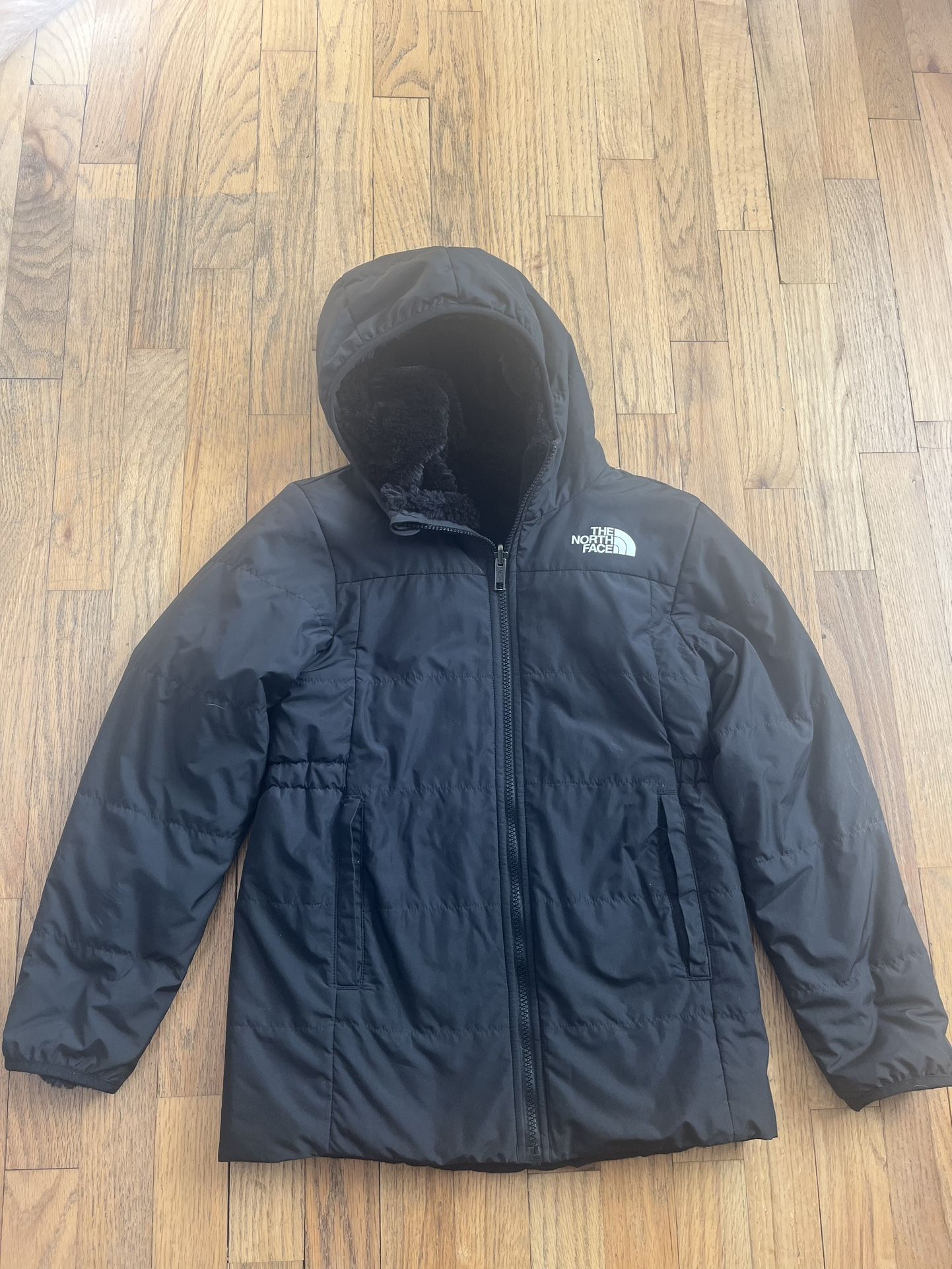 Girls Size 10 Medium Black Northface Coat