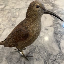 Antique Franz Bergman Woodcock Bird 9 Inches