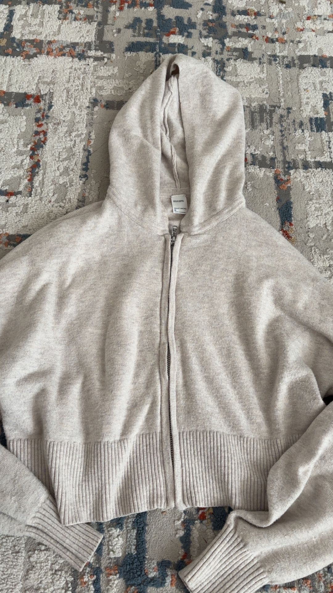 Hollister Gilly Hicks Sweater-Knit Zip-Up Hoodie