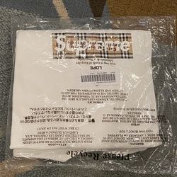 Supreme Burberry Box Logo Tee White Size Large NEW