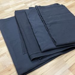Black Table Cloths $5/each