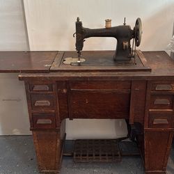 Antique Sewing Table 