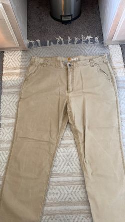 Carhartt relaxed fit pants size 42x30 khaki color