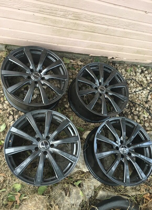18x8 5-110 Velox Nirvana wheels
