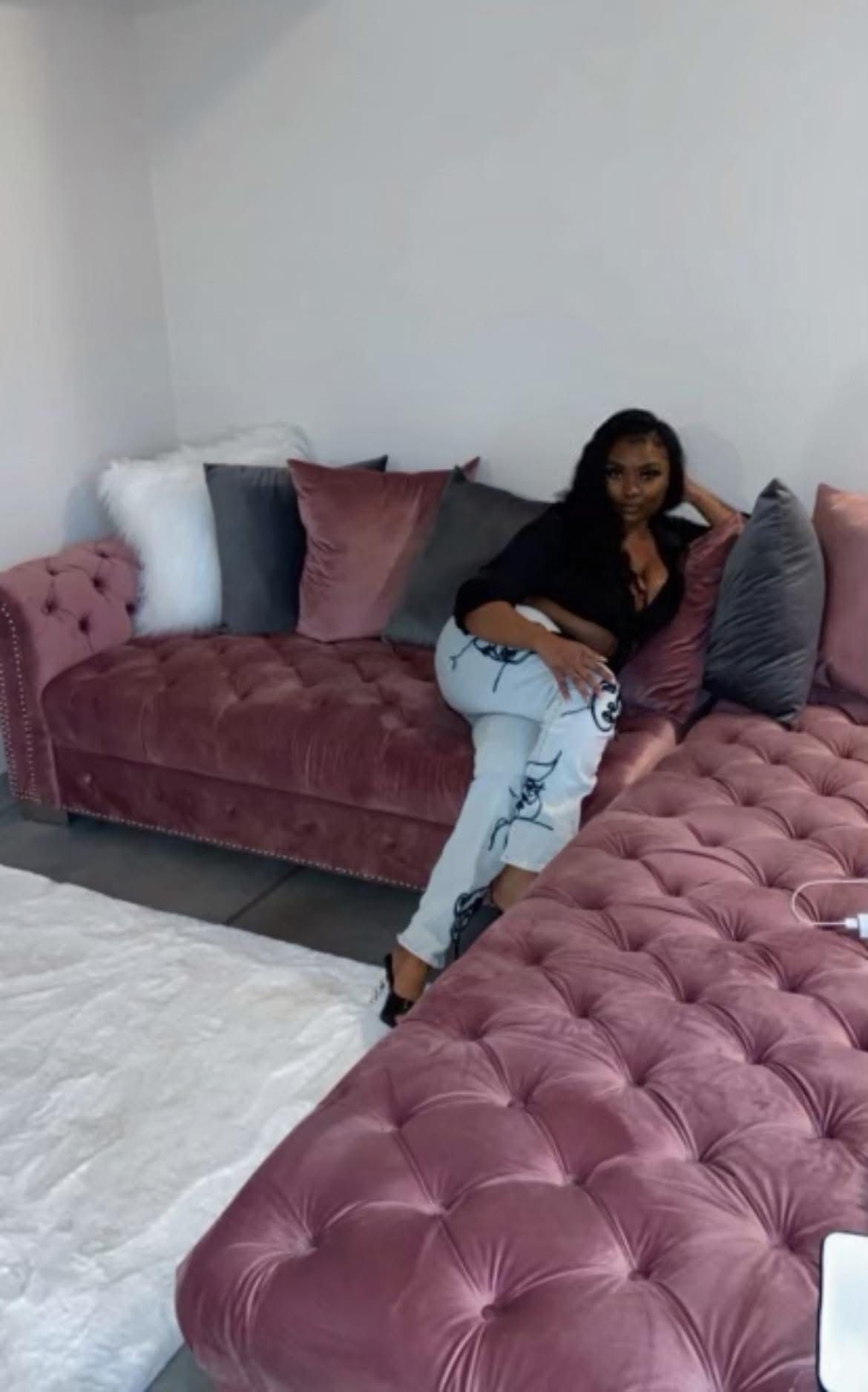 Sectional + Pillows