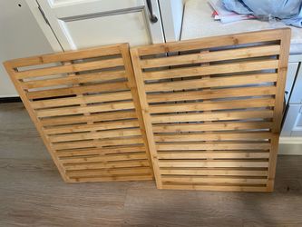 Slatted wood board