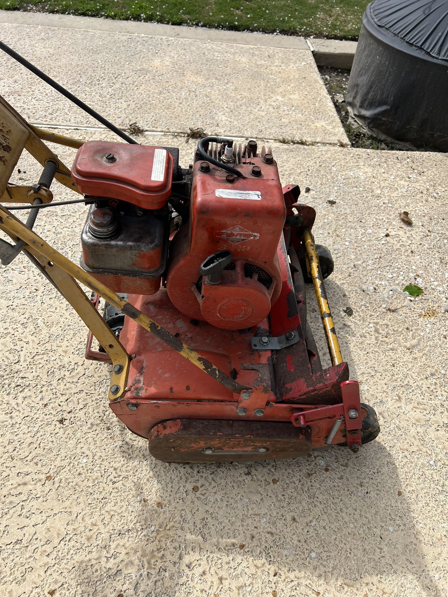 McLain lawn mower And I have a Basket Too. If You Want Both? I Can do 60 Bucks For Both! 