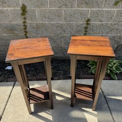 Prairie Style End Tables