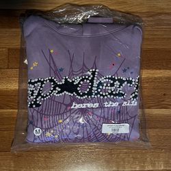  Purple Sp5der Hoodie (PASSES STOCKX AND GOAT)