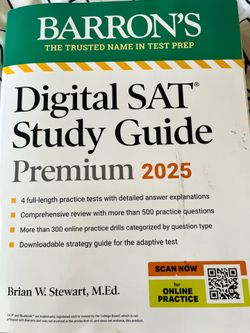 SAT study guide book
