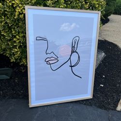 Modern Art Female Face 30” x 40”